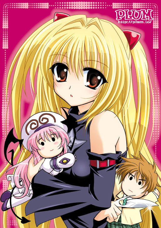 kanna (plum), fate testarossa, lyrical nanoha, mahou shoujo lyrical nanoha, to love-ru, tagme, 00s