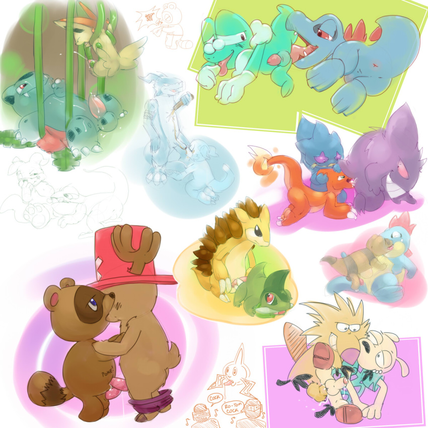 Rule34 – If it exists, there is porn of it / argon vile, axew, banette, charmeleon, croconaw, flamedramon, froakie, gengar, ivysaur, norbert, rocko, rotom, sandile, sandslash, tom nook, tony tony chopper, totodile, veemon, victini / 240997