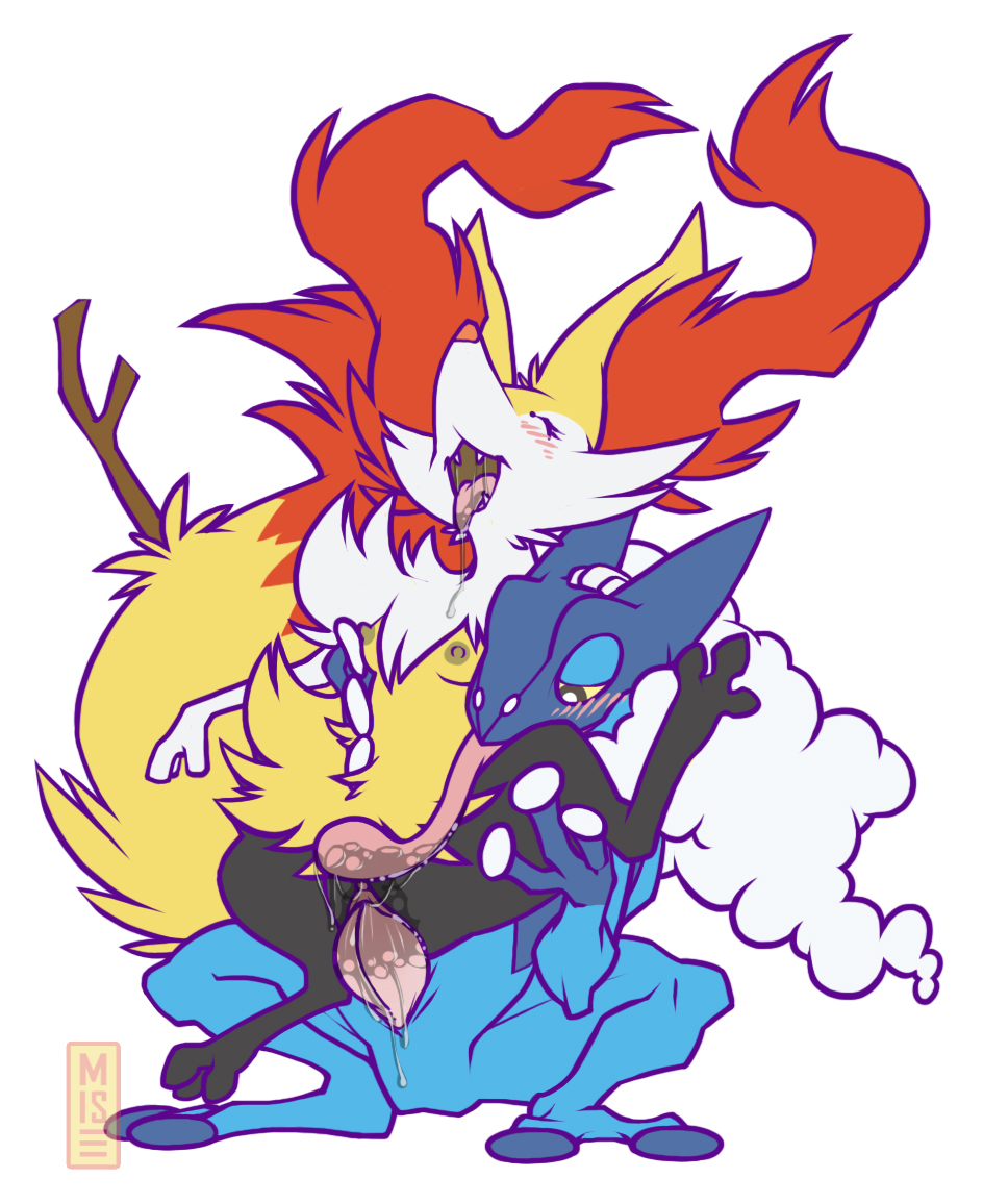 Rule34 – If it exists, there is porn of it / misericorde, braixen, frogadier / 241586