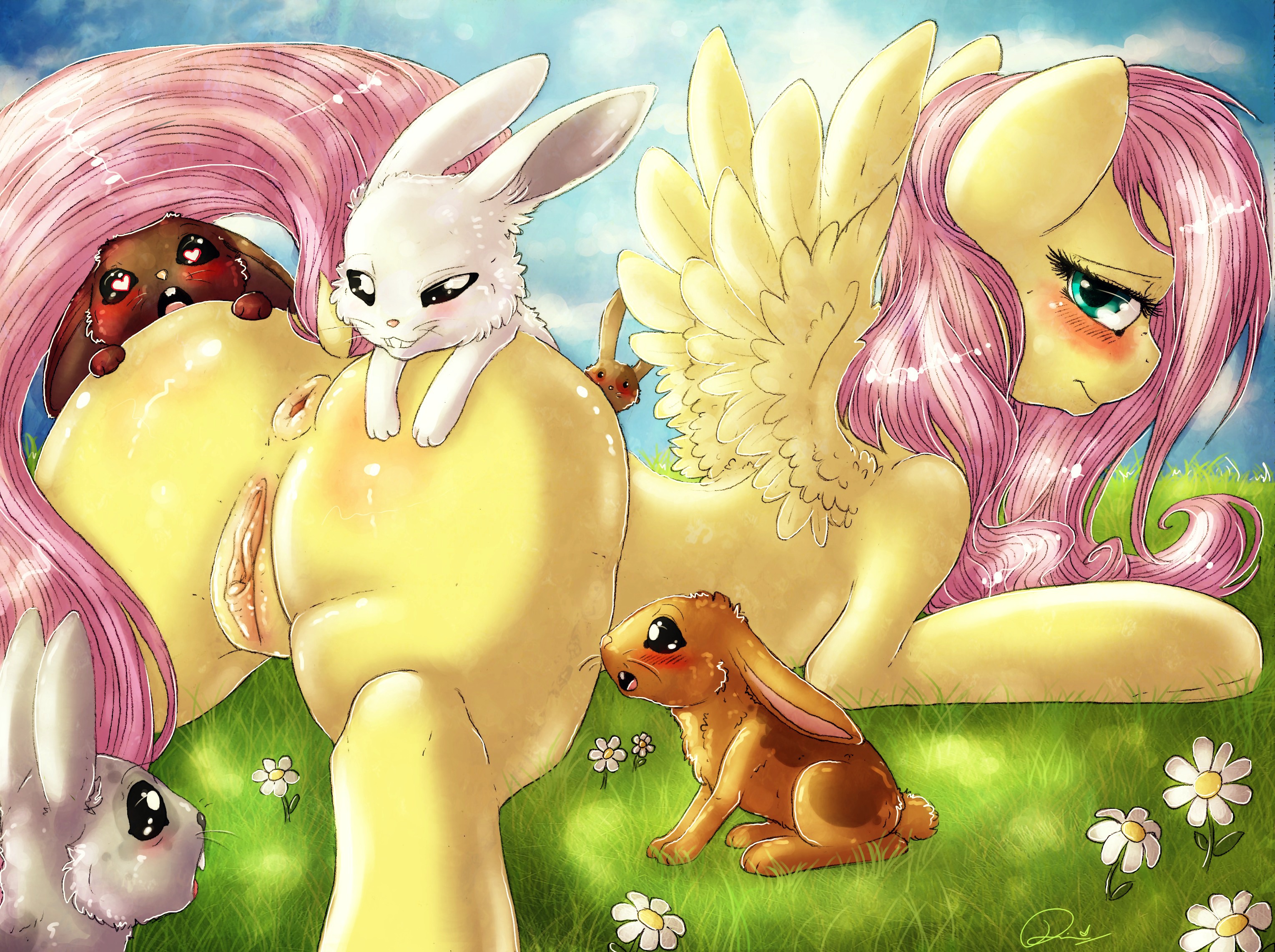 Rule34 – If it exists, there is porn of it / dimwitdog, angel (mlp), fluttershy (mlp) / 242370