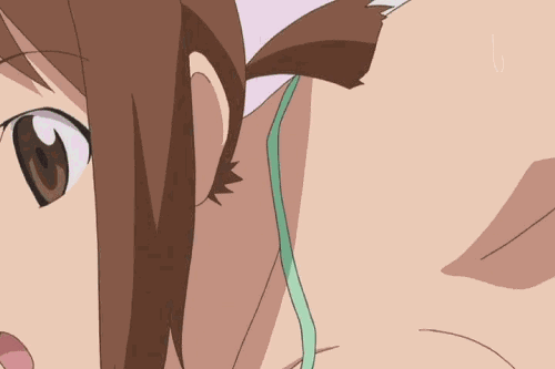 hinako (issho ni training), issho ni training, lowres, breasts, brown eyes, brown hair