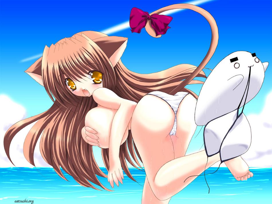 tagme, animal ears, blush, tail