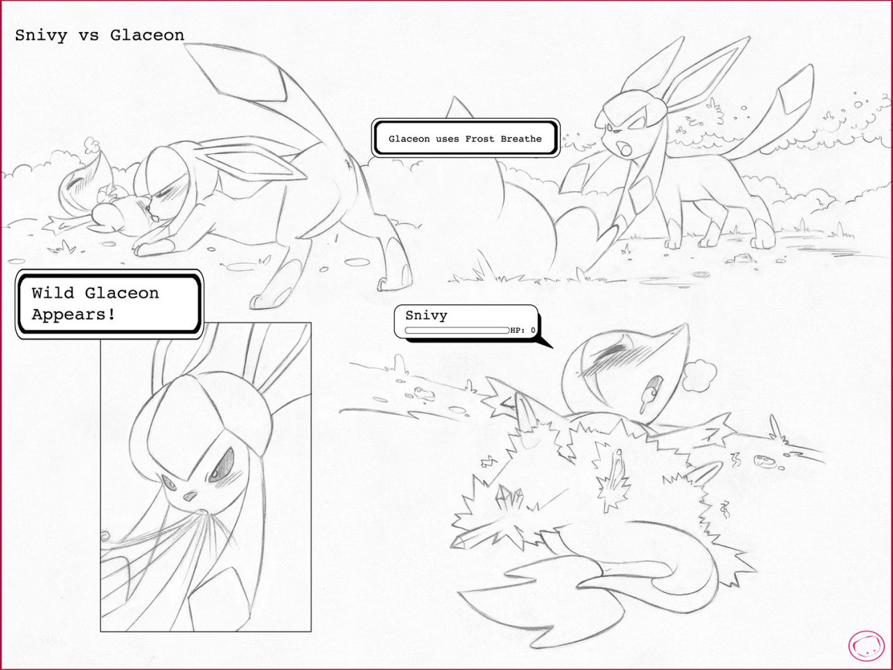 Rule34 – If it exists, there is porn of it / harumi, eeveelution, glaceon, snivy / 242880