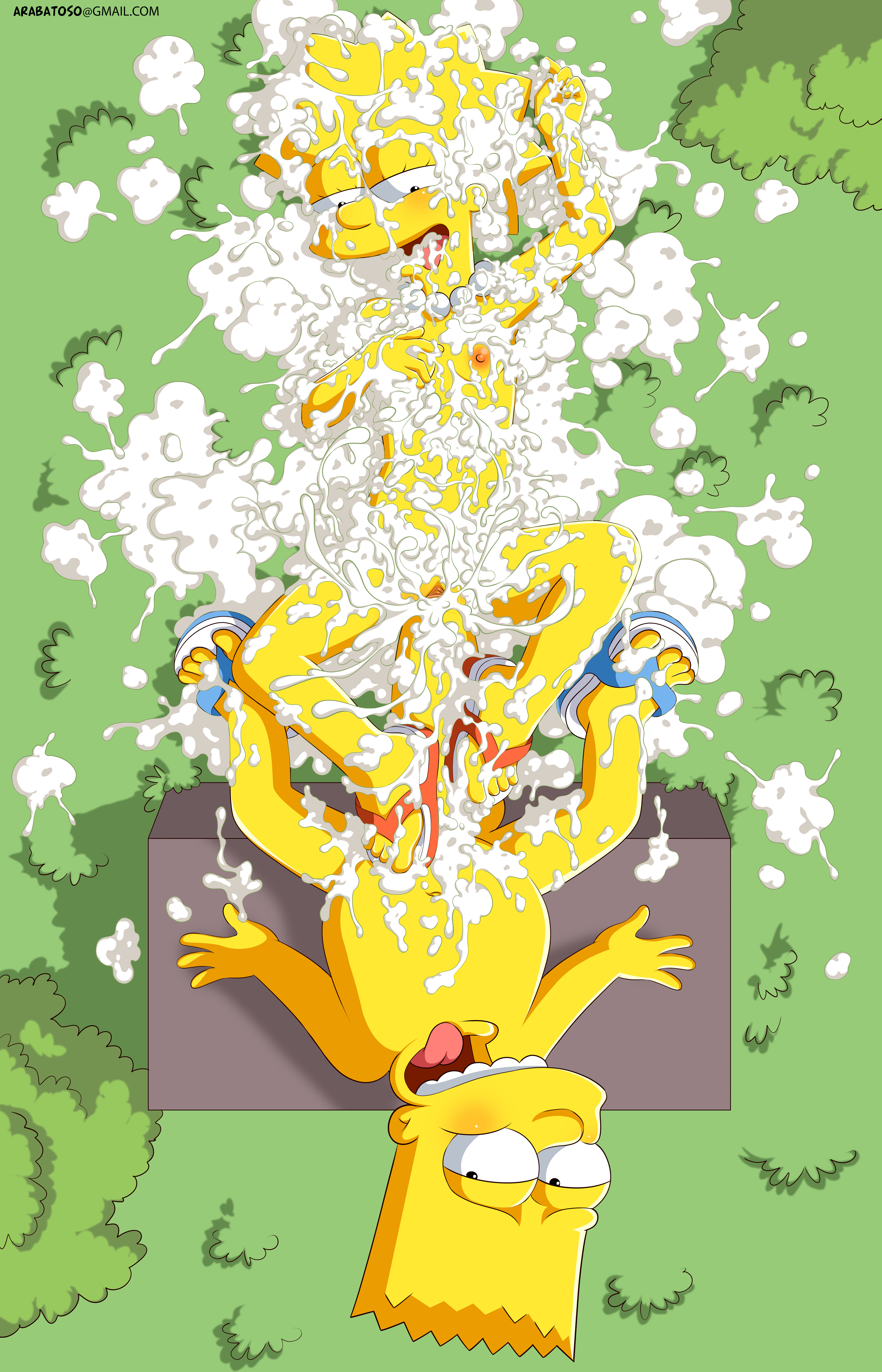 Rule34 – If it exists, there is porn of it / arabatos, bart simpson, lisa simpson / 242971