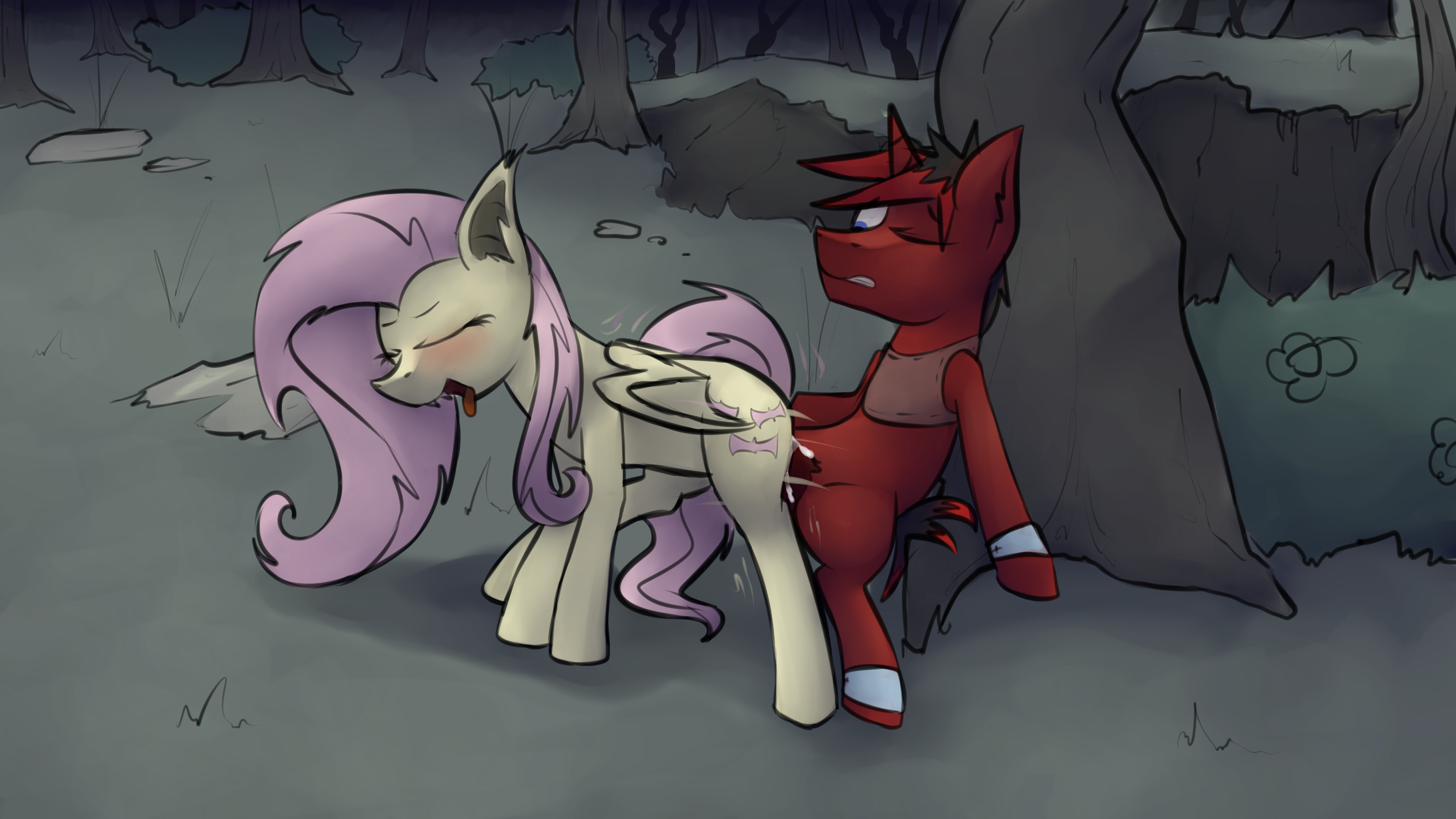 Rule34 – If it exists, there is porn of it / forst, marsminer, flutterbat (mlp), original character / 243312