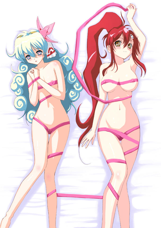 niwatori kokezou, nia teppelin, yoko littner, tengen toppa gurren lagann, 00s, green hair, red hair