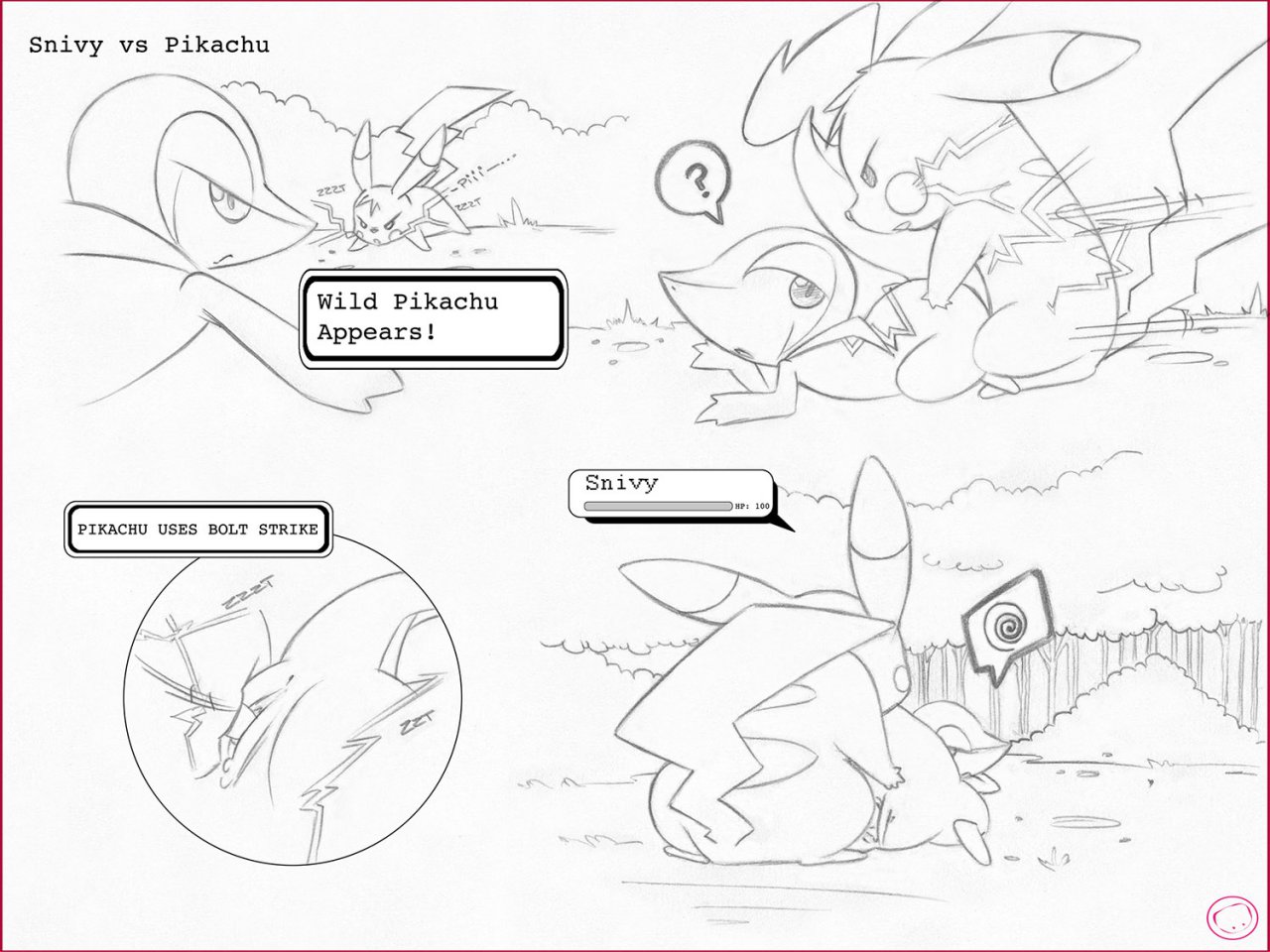 Rule34 – If it exists, there is porn of it / unknown artist, pikachu, snivy / 243373