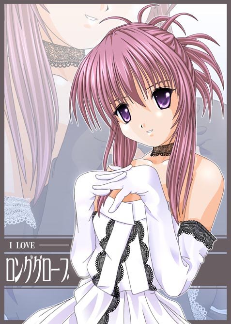 chikage (sister princess), sister princess, 00s, choker, dress, gloves