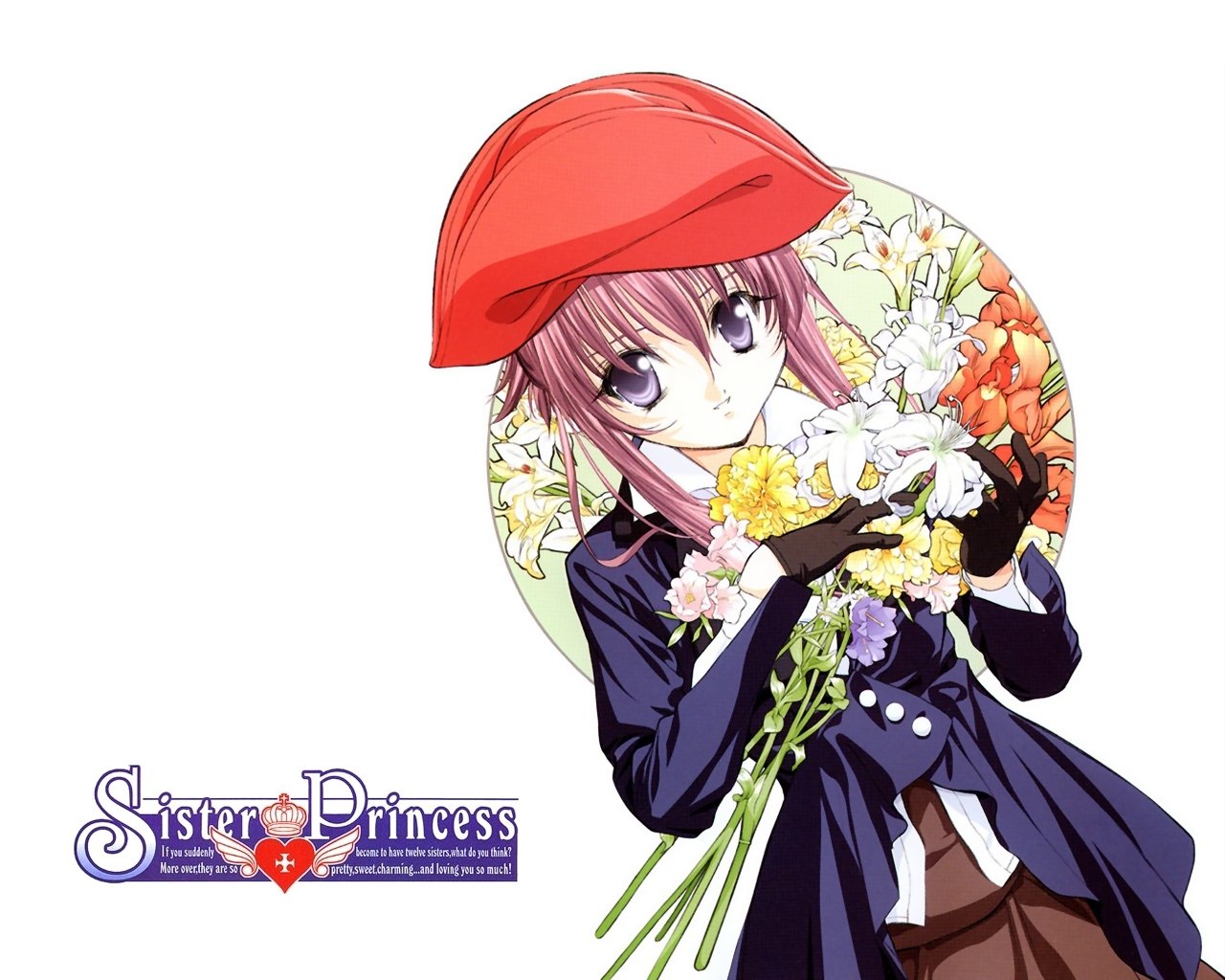 chikage (sister princess), sister princess, tagme, 00s, flower, gloves