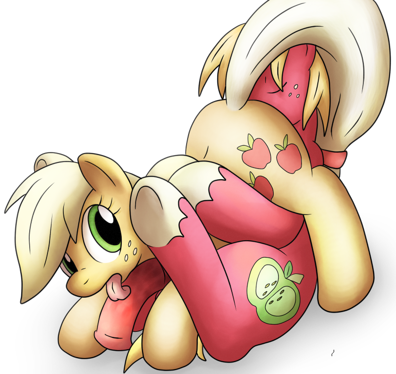 Rule34 – If it exists, there is porn of it / tg-0, applejack (mlp), big macintosh (mlp) / 243404