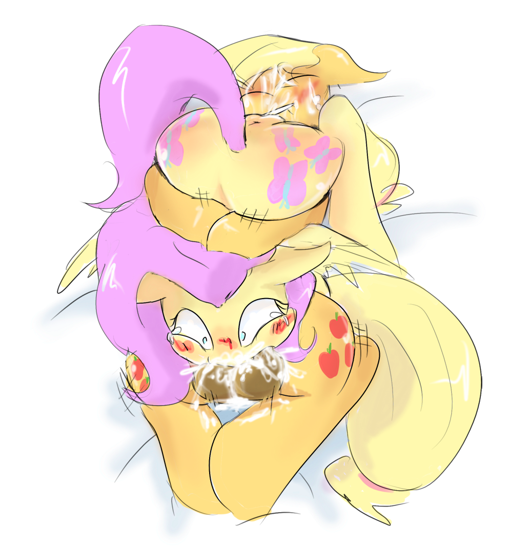 Rule34 – If it exists, there is porn of it / applejack (mlp), fluttershy (mlp) / 243502