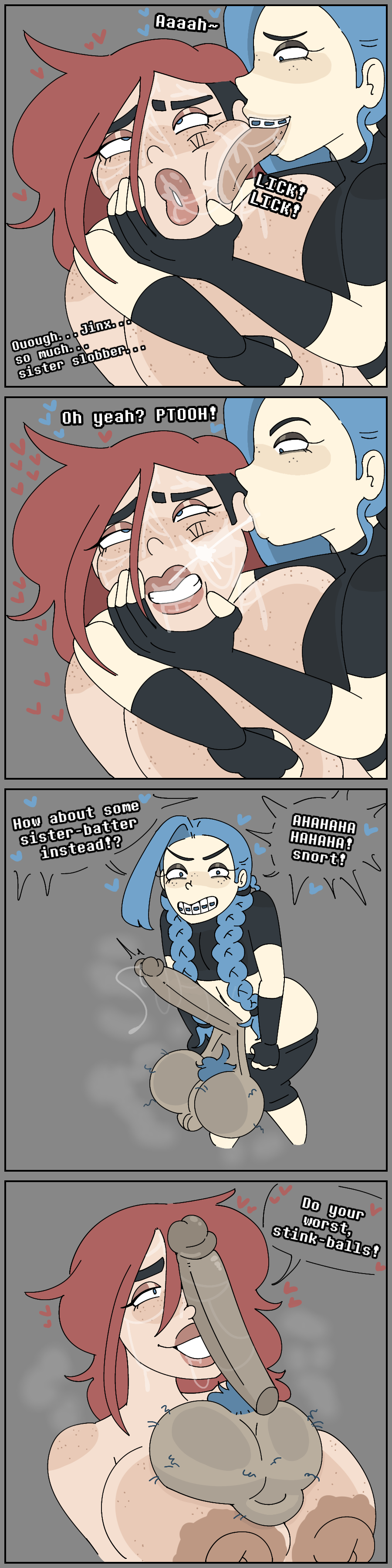 Rule34 – If it exists, there is porn of it / brat, jinx (league of legends), vi / 8684522
