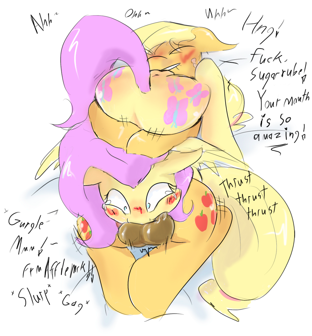 Rule34 – If it exists, there is porn of it / applejack (mlp), fluttershy (mlp) / 243519
