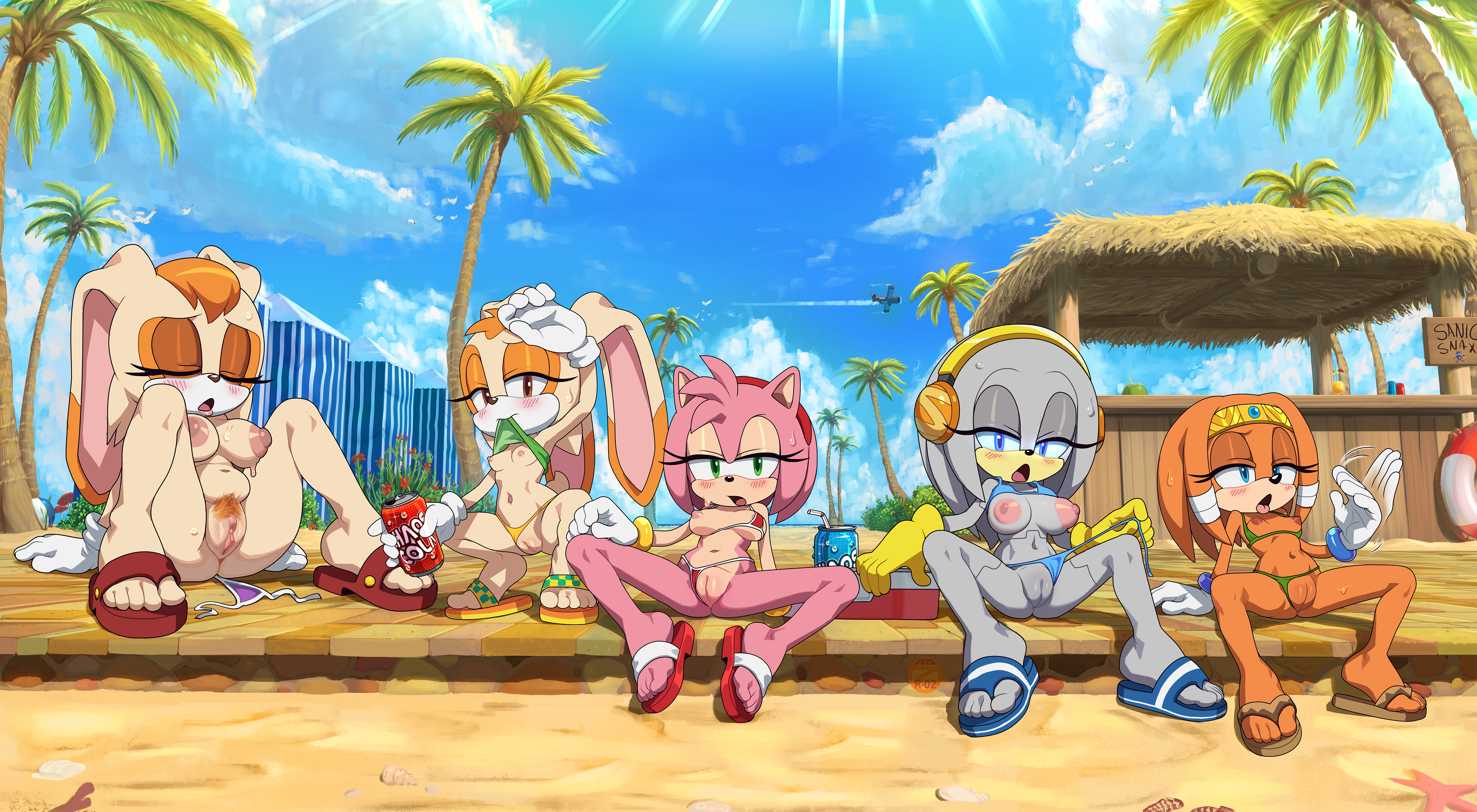 Rule34 – If it exists, there is porn of it / bluebreed, zeta r-02, amy rose, cream the rabbit, tikal the echidna, vanilla the rabbit, zeta the echidna / 8684518