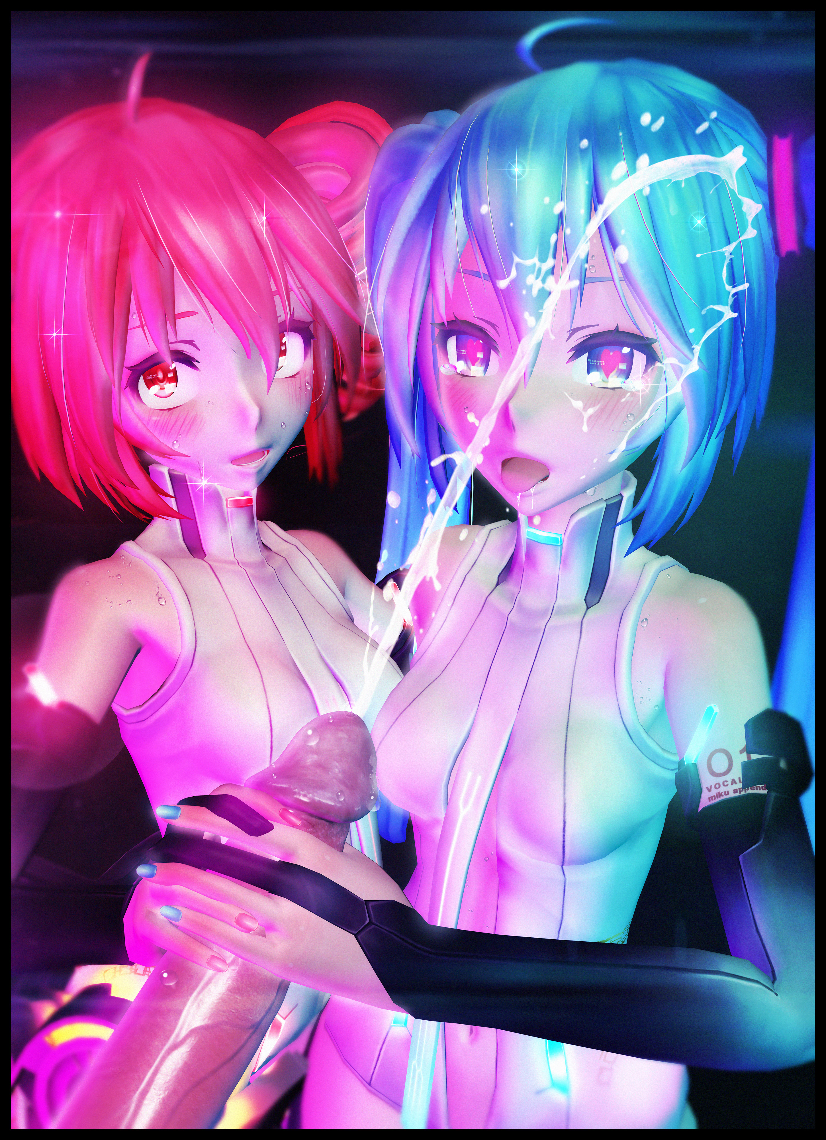 Rule34 – If it exists, there is porn of it / welectric, hatsune miku, kasane teto / 243705