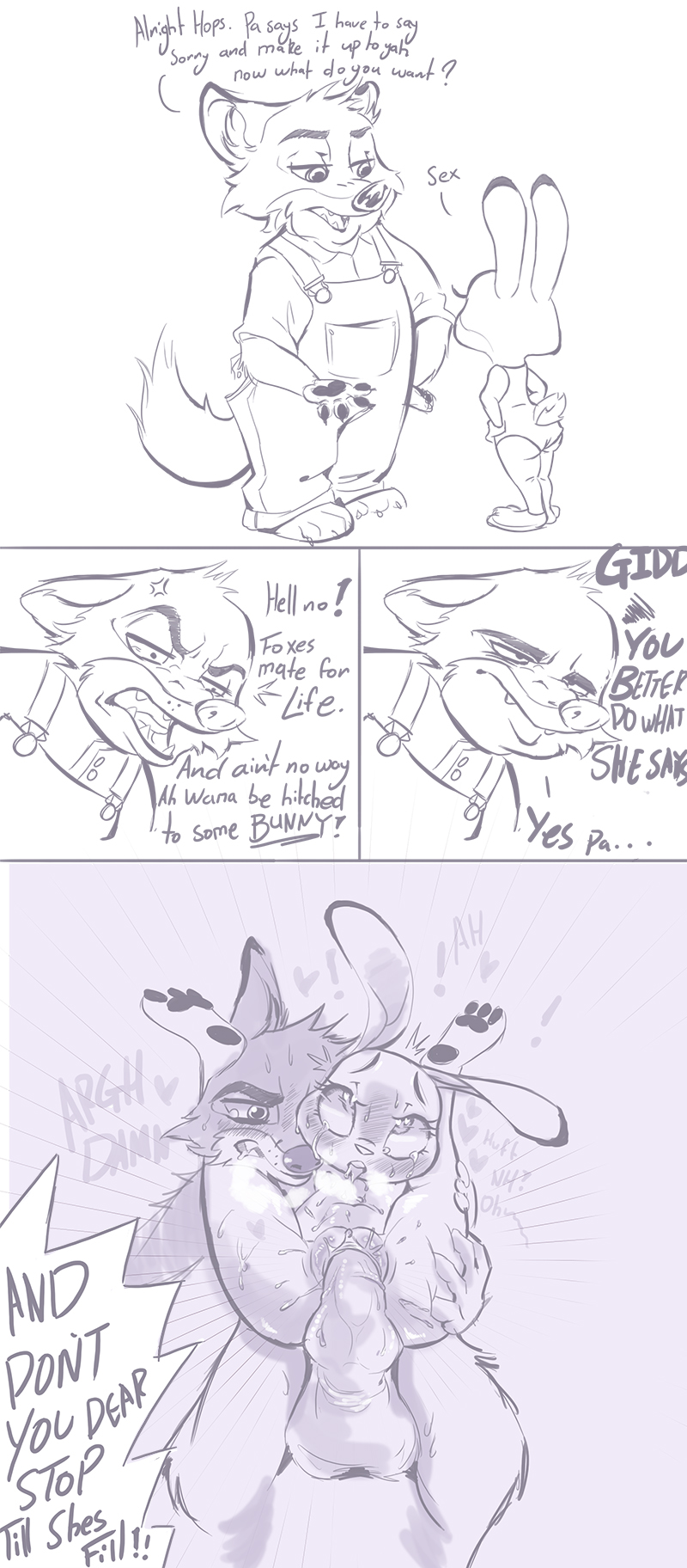 Rule34 – If it exists, there is porn of it / gideon grey, judy hopps / 244043