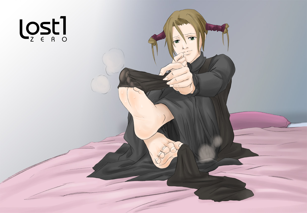 lost1zero, robin sena, witch hunter robin, tagme, barefoot, feet, socks, soles