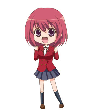 sinko (sinsin), kushieda minori, toradora!, lowres, 00s, red hair, school uniform, short hair, solo