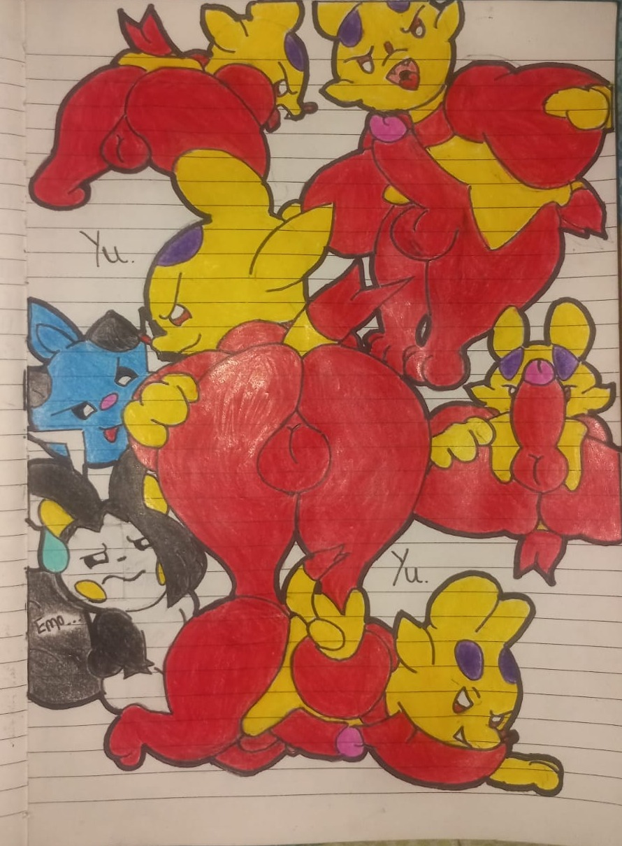 Rule34 – If it exists, there is porn of it / yuu, dewott, emolga, mienfoo, pokemon (species) / 8684664