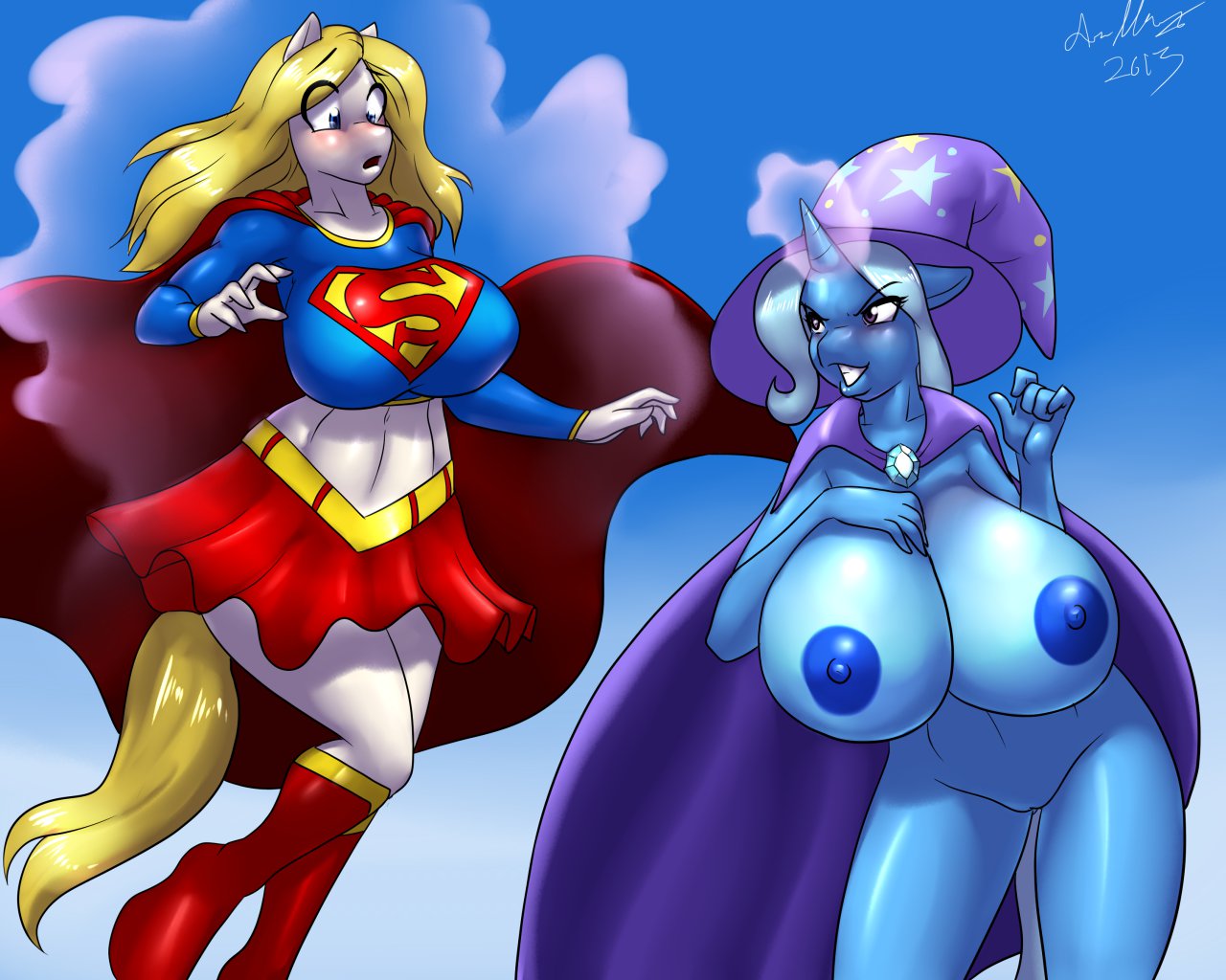 Rule34 – If it exists, there is porn of it / marauder6272, supergirl, trixie (mlp) / 244778