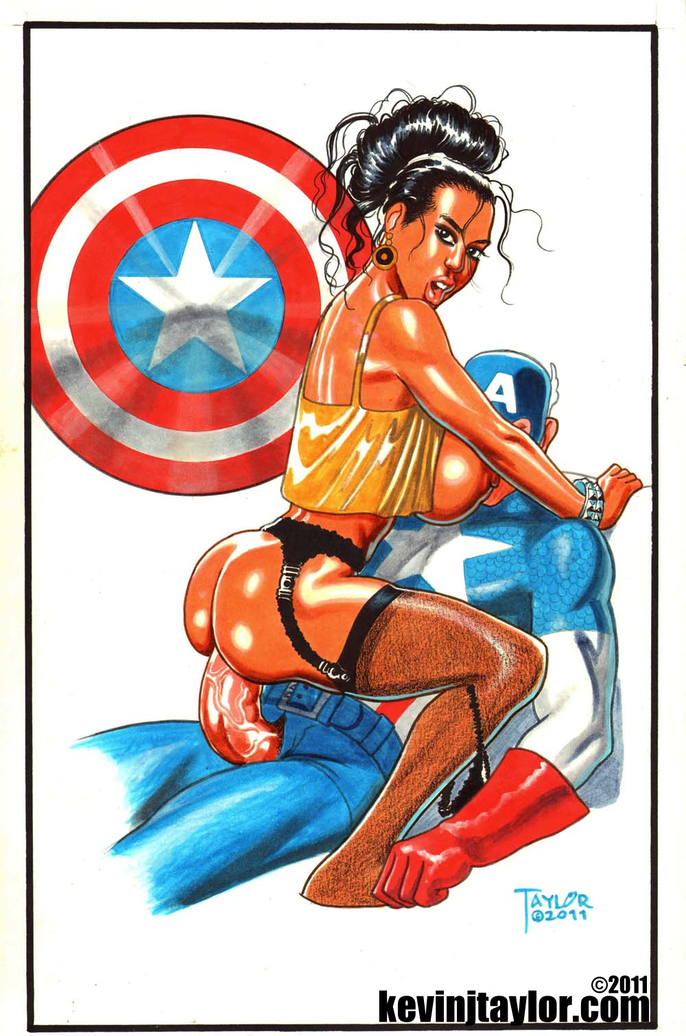 Rule34 – If it exists, there is porn of it / kevin j taylor, captain america, character request, steve rogers / 244962