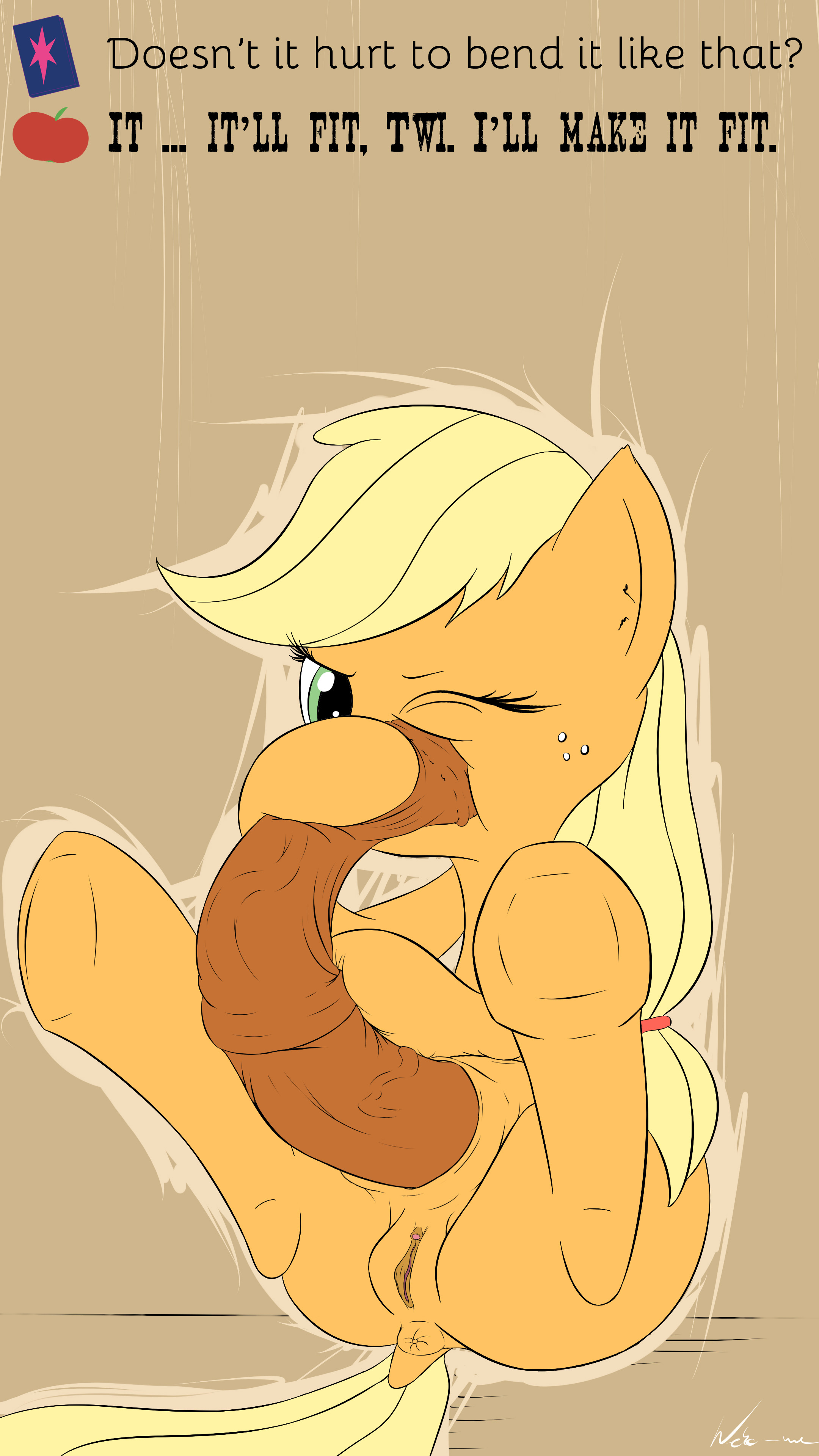 Rule34 – If it exists, there is porn of it / neko-me, applejack (mlp) / 245238
