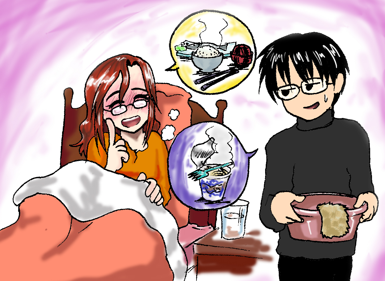 aozaki touko, kokutou mikiya, kara no kyoukai, 1boy, 1girl