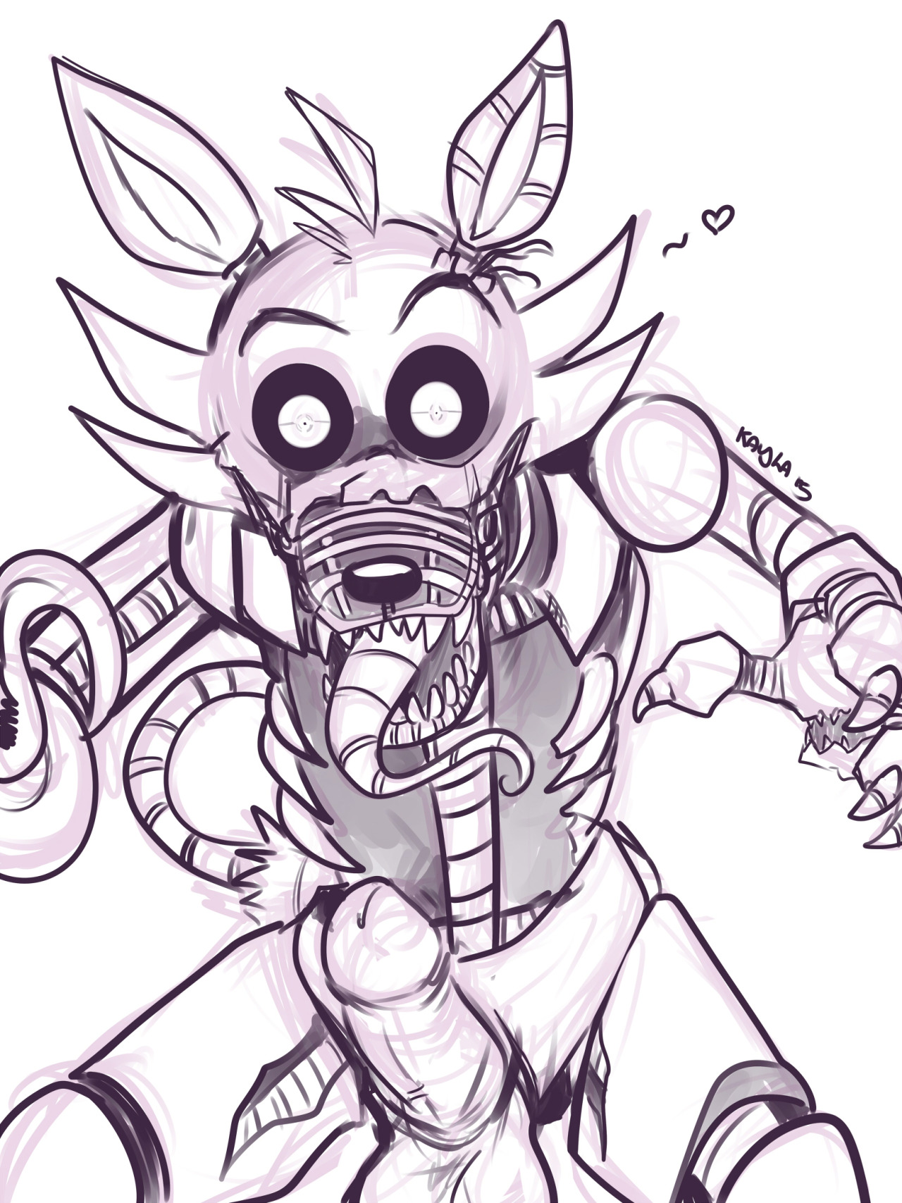 Rule34 – If it exists, there is porn of it / kayla-na, nightmare foxy (fnaf) / 245762