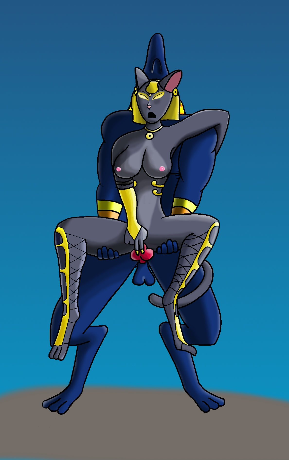 Rule34 – If it exists, there is porn of it / anubis, bastet / 245914