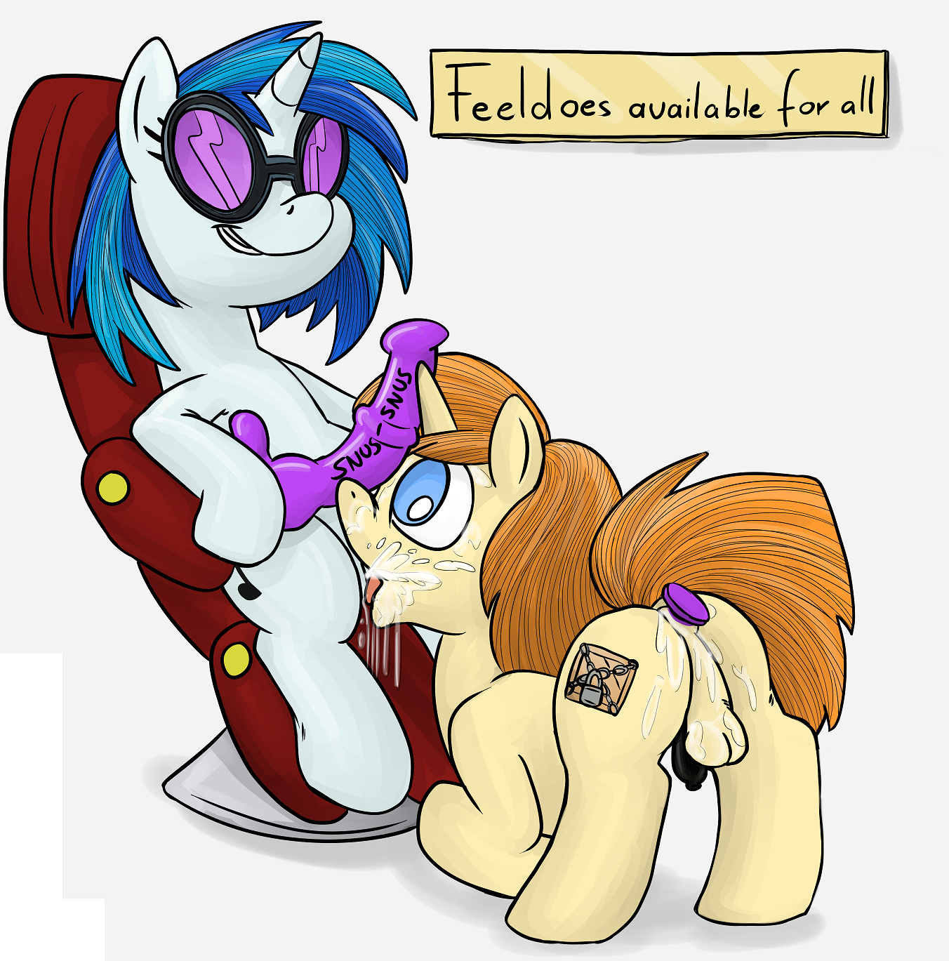 Rule34 – If it exists, there is porn of it / smudge proof, whoop, vinyl scratch (mlp) / 246189