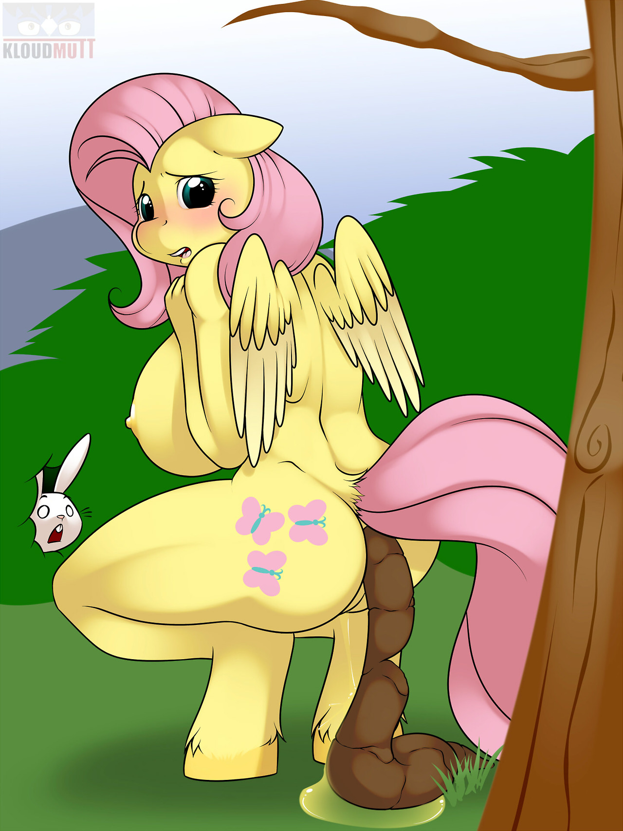 Rule34 – If it exists, there is porn of it / kloudmutt, angel (mlp), fluttershy (mlp) / 246511