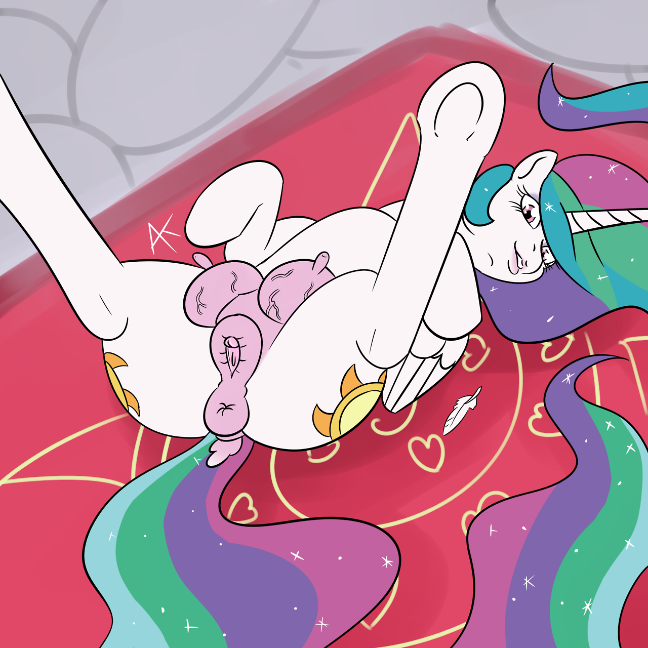 Rule34 – If it exists, there is porn of it / appelknekten, princess celestia (mlp) / 246663