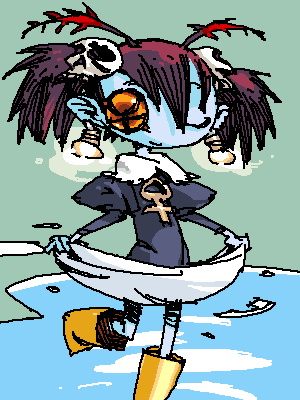 outtake, lowres, tagme, boots, skull