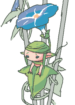 outtake, lowres, tagme, fairy, flower, green hair