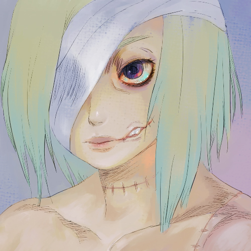 outtake, lowres, tagme, bandages, scar, stitches