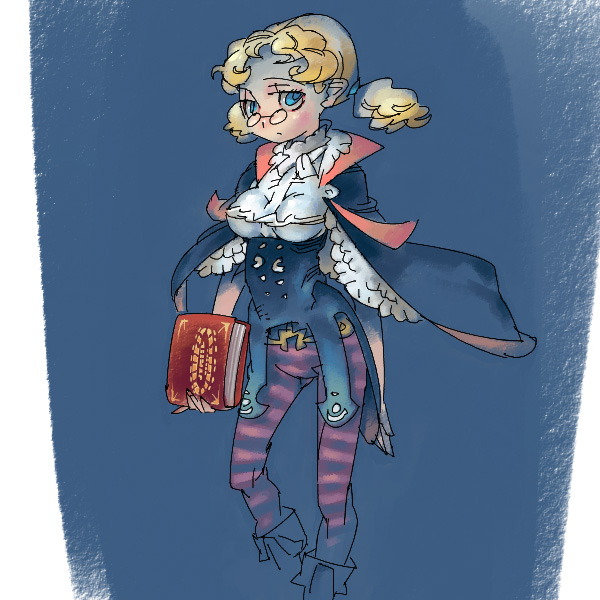 outtake, tagme, blonde hair, book, curly hair