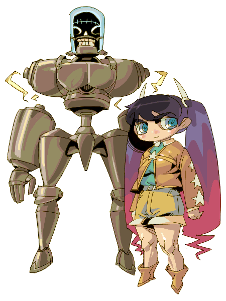 outtake, tagme, child, robot, twintails