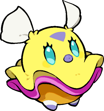 kawaanago, flittle, nintendo, pokemon, commentary request, lowres, closed mouth, dot mouth, eyelashes, full body, no humans, pokemon (creature), pokemon focus, solo, transparent background
