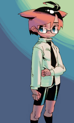 outtake, lowres, tagme, glasses, necktie