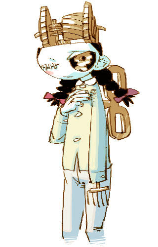 outtake, lowres, braid, machine, ribbon, scar, stitches