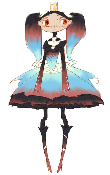 outtake, tagme, boots, crown, scar, stitches