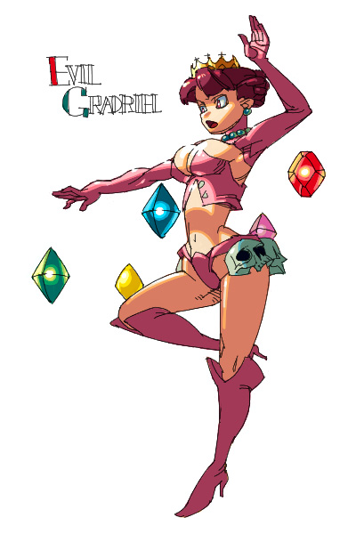 outtake, odin sphere, boots, crown, skull