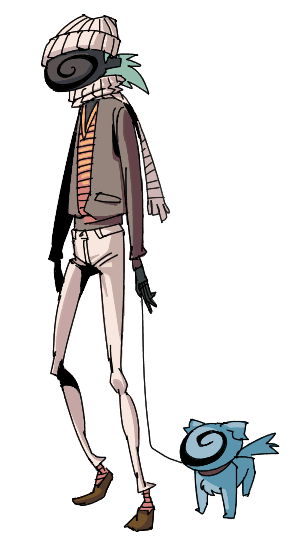outtake, bonnet, dog, jacket, scarf