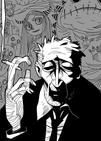 outtake, tagme, cigarette, greyscale, monochrome, old, old man, smoke