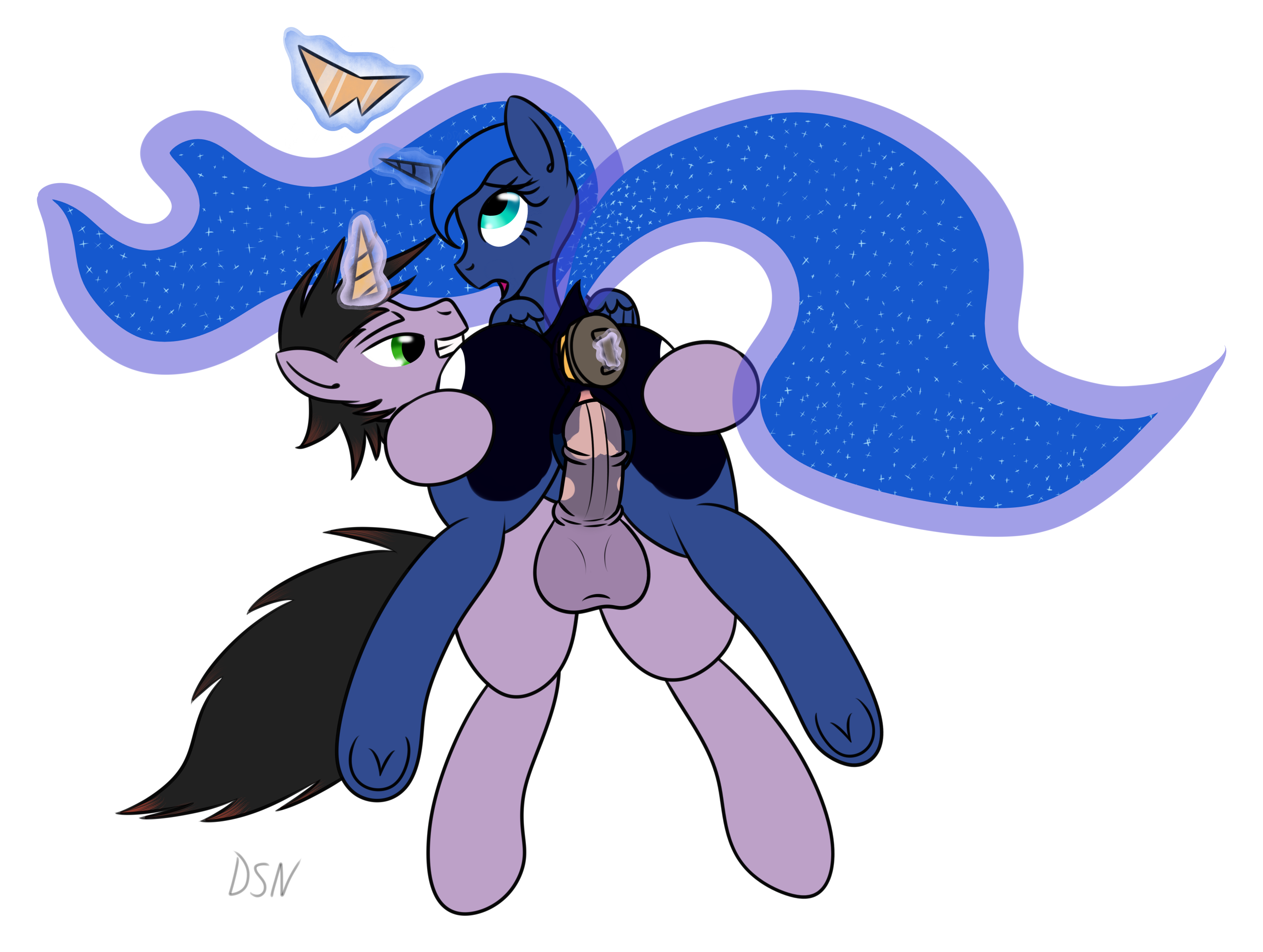 Rule34 – If it exists, there is porn of it / dsninja, original character, princess luna (mlp) / 247031