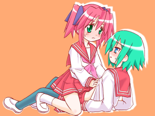 iwasaki minami, kobayakawa yutaka, lucky star, tagme, 00s