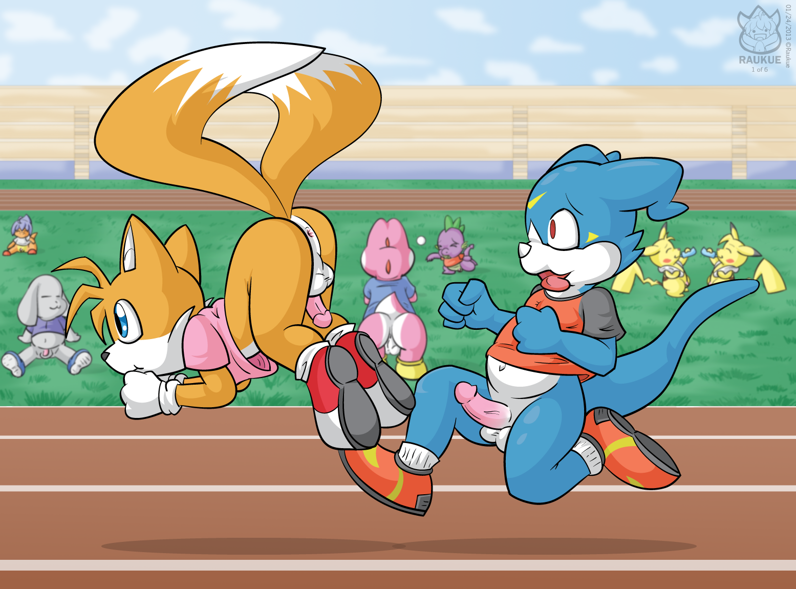 Rule34 – If it exists, there is porn of it / raukue, pikachu, spike (mlp), tails, veemon, yoshi / 247530