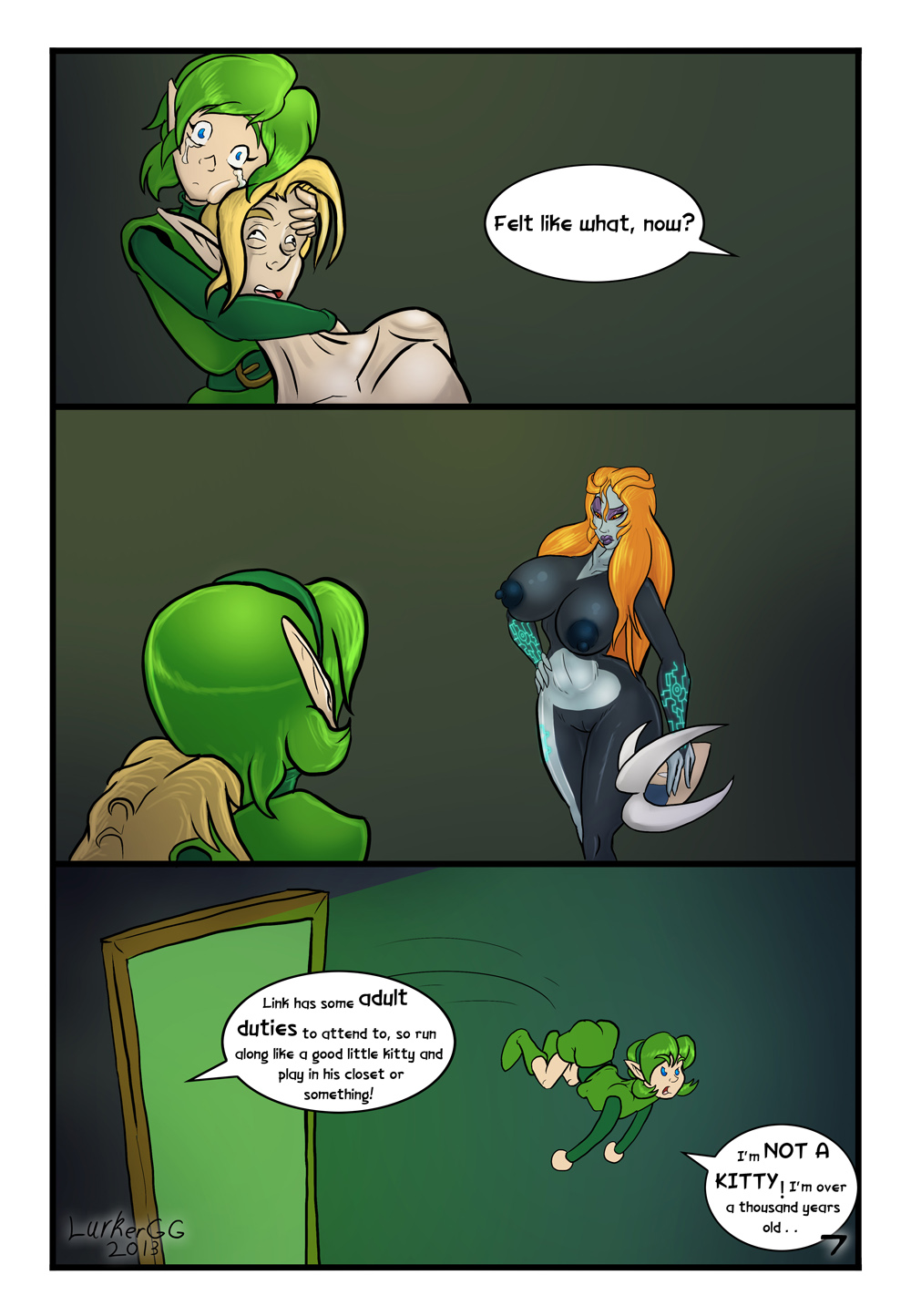 Rule34 – If it exists, there is porn of it / lurkergg, link, midna, saria / 247693