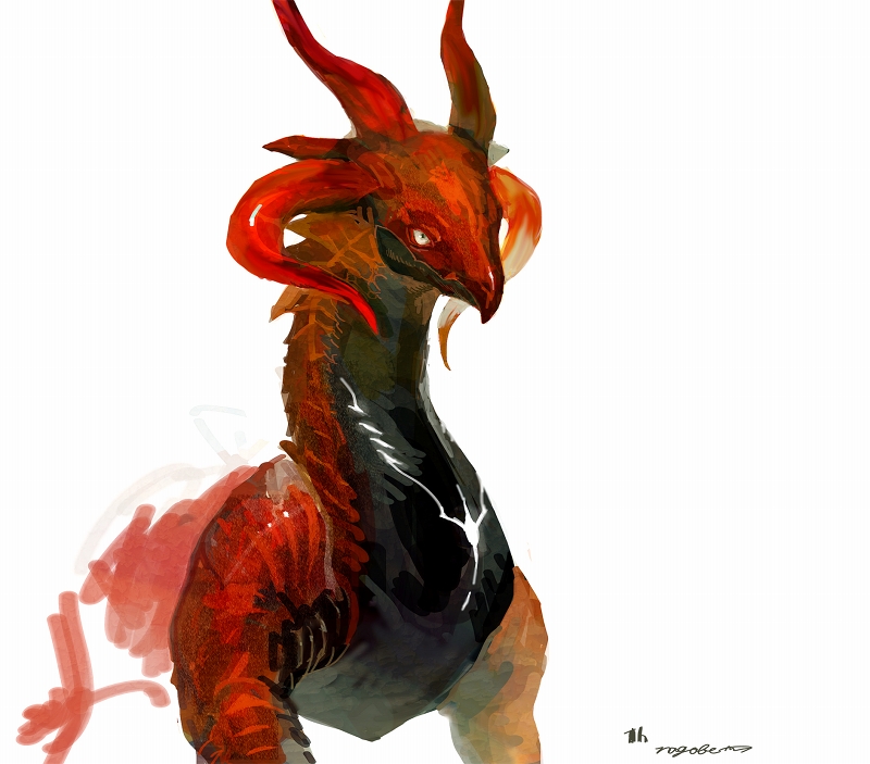 nagabe, original, commentary request, dragon, no humans, simple background, solo, upper body, western dragon, white background