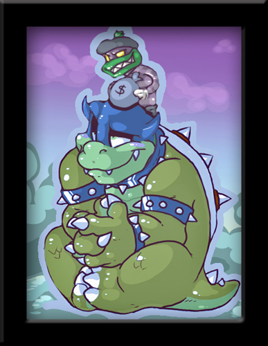 rookie, bowser, koopa, popple, nintendo, super mario bros. 1, lowres, furry